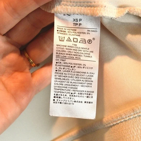 Banana Republic Petite Drape Front Knit Jacket, Oyster Color - Size XS - Picture 9 of 10